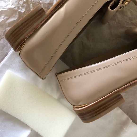 9M Stuart Weitzman Metaltass Patent Leather Loafer - Picture 10 of 15